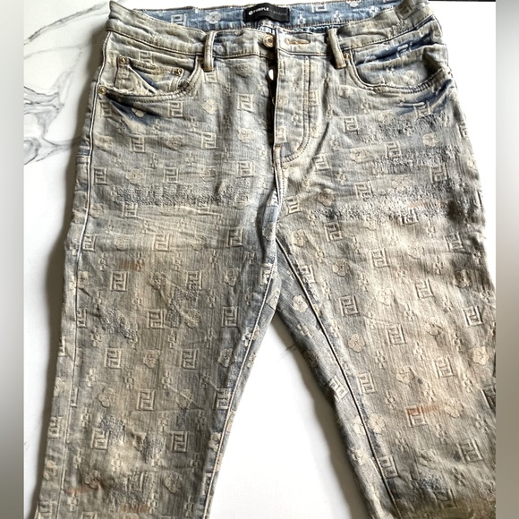 Purple jeans- Worn Once- No tags